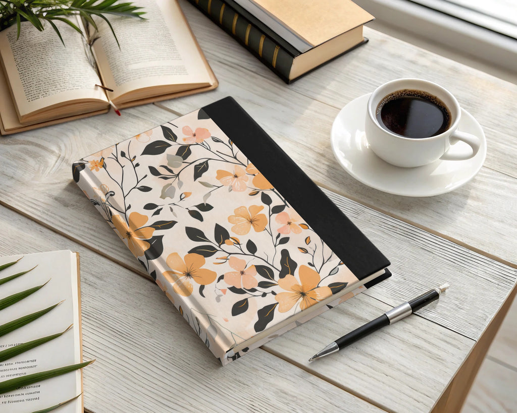 Floral Pattern Hardcover Journal Notebook Product