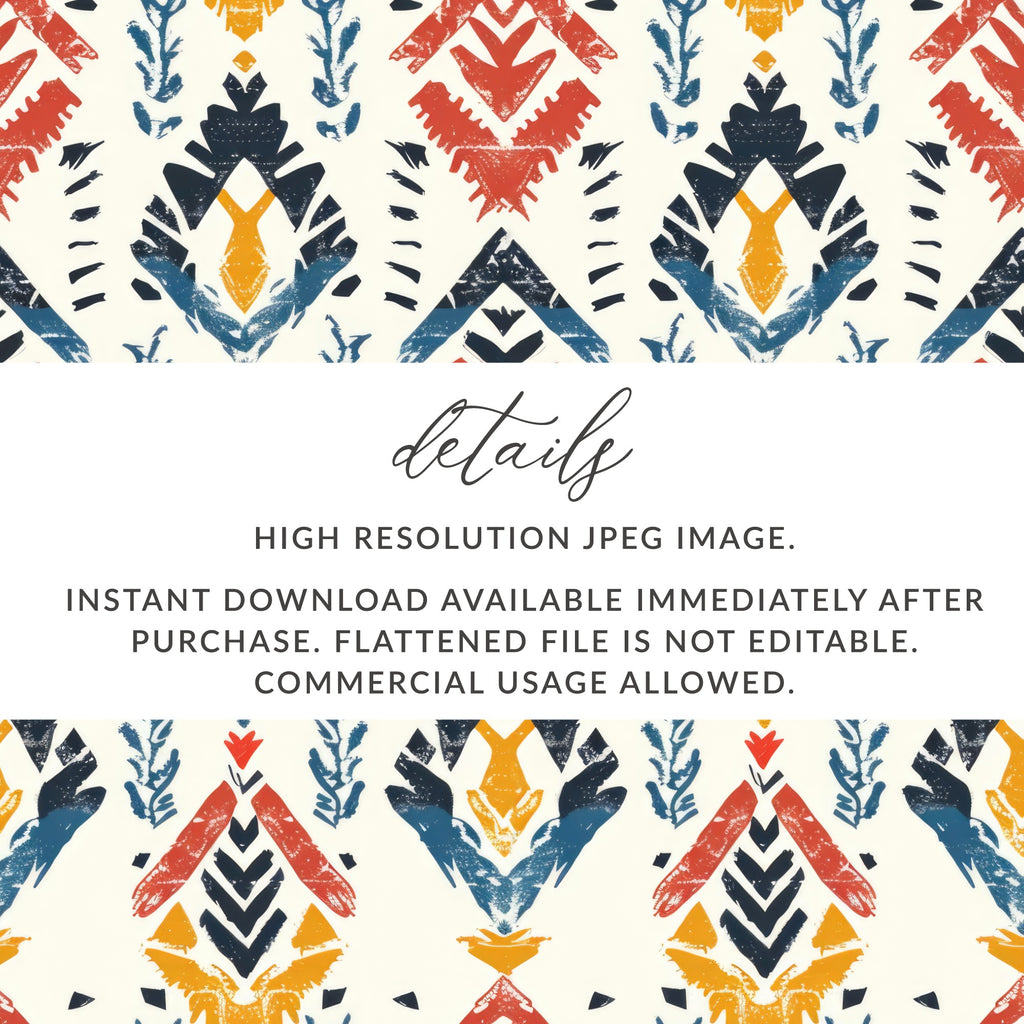 High Resolution JPEG Tribal Instant Download Image