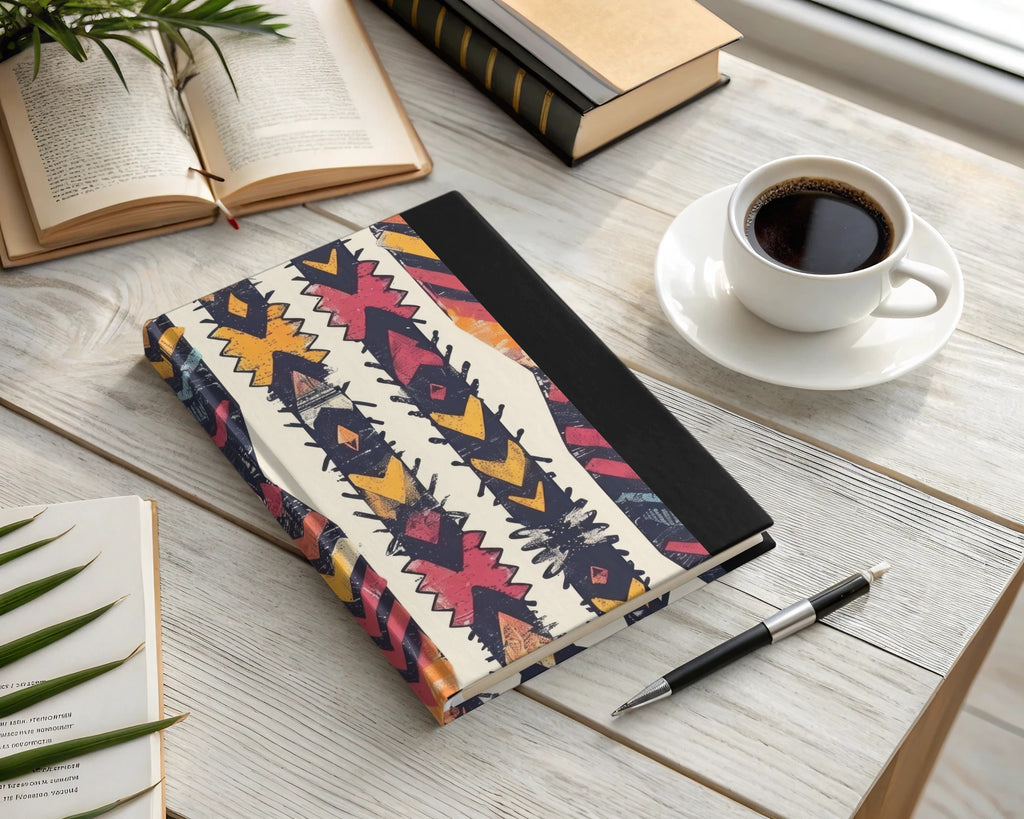 Aztec Pattern Hardcover Journal Notebook