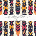 Colorful Geometric Seamless Pattern Design