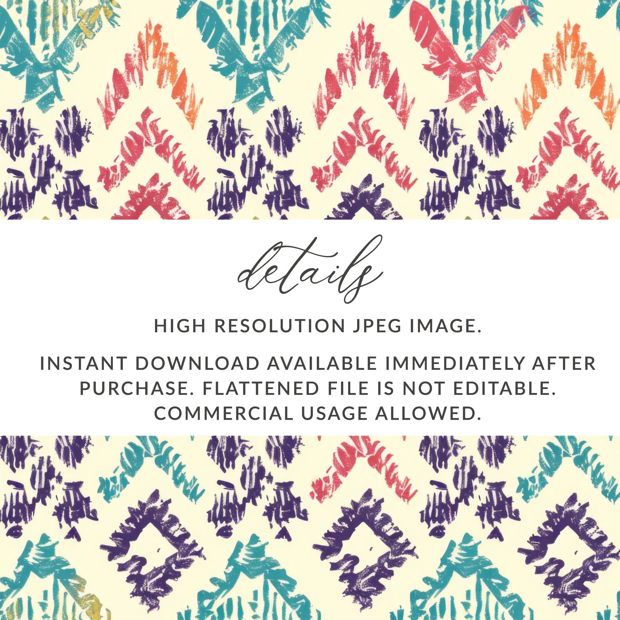 Colorful Geometric Pattern High Resolution JPEG Image