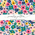 Colorful Floral Seamless Pattern by Moore & Mountain