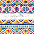 Colorful Bohemian Seamless Pattern by Moore & Mountain