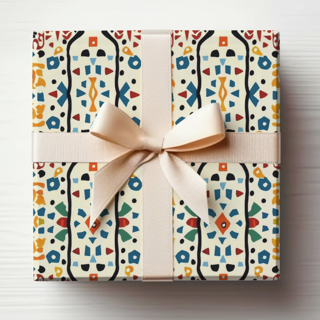 Colorful Abstract Pattern Gift Wrapping Paper