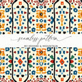 Colorful Geometric Seamless Pattern Design by Moore Mountain