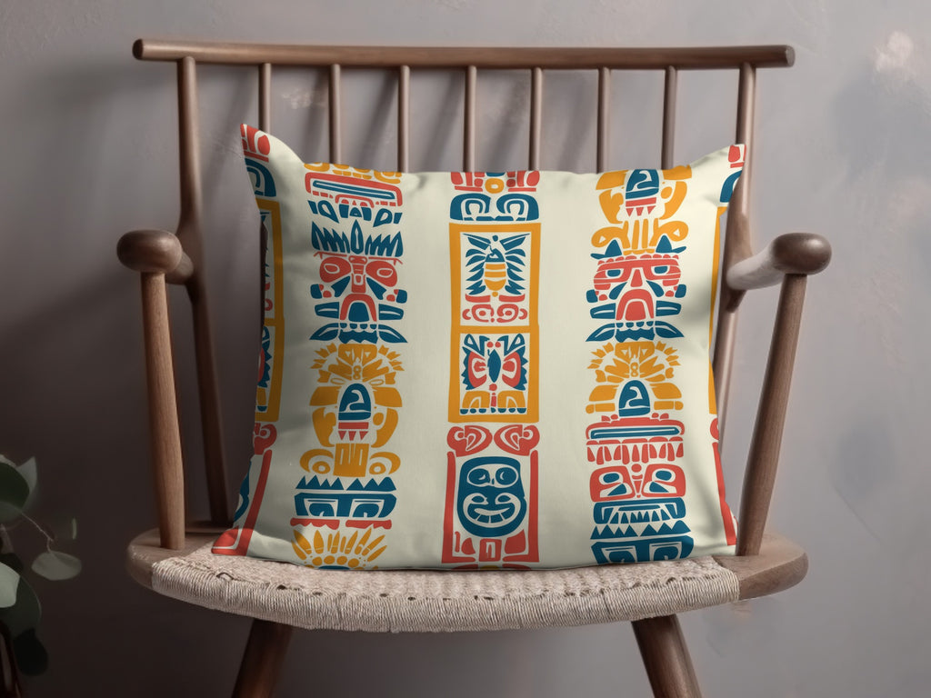 Colorful Tribal Pattern Decorative Pillow Product