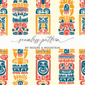 Colorful Seamless Pattern by Moore and Mountain Design