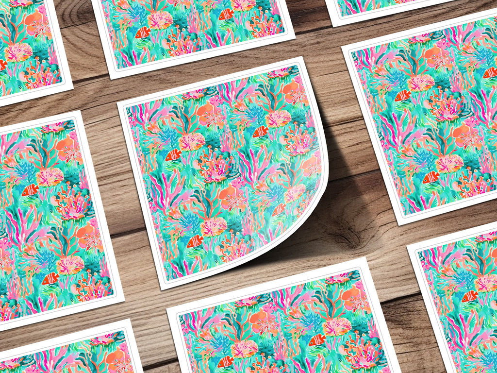 Vibrant Colorful Underwater Coral Reefs Scene product