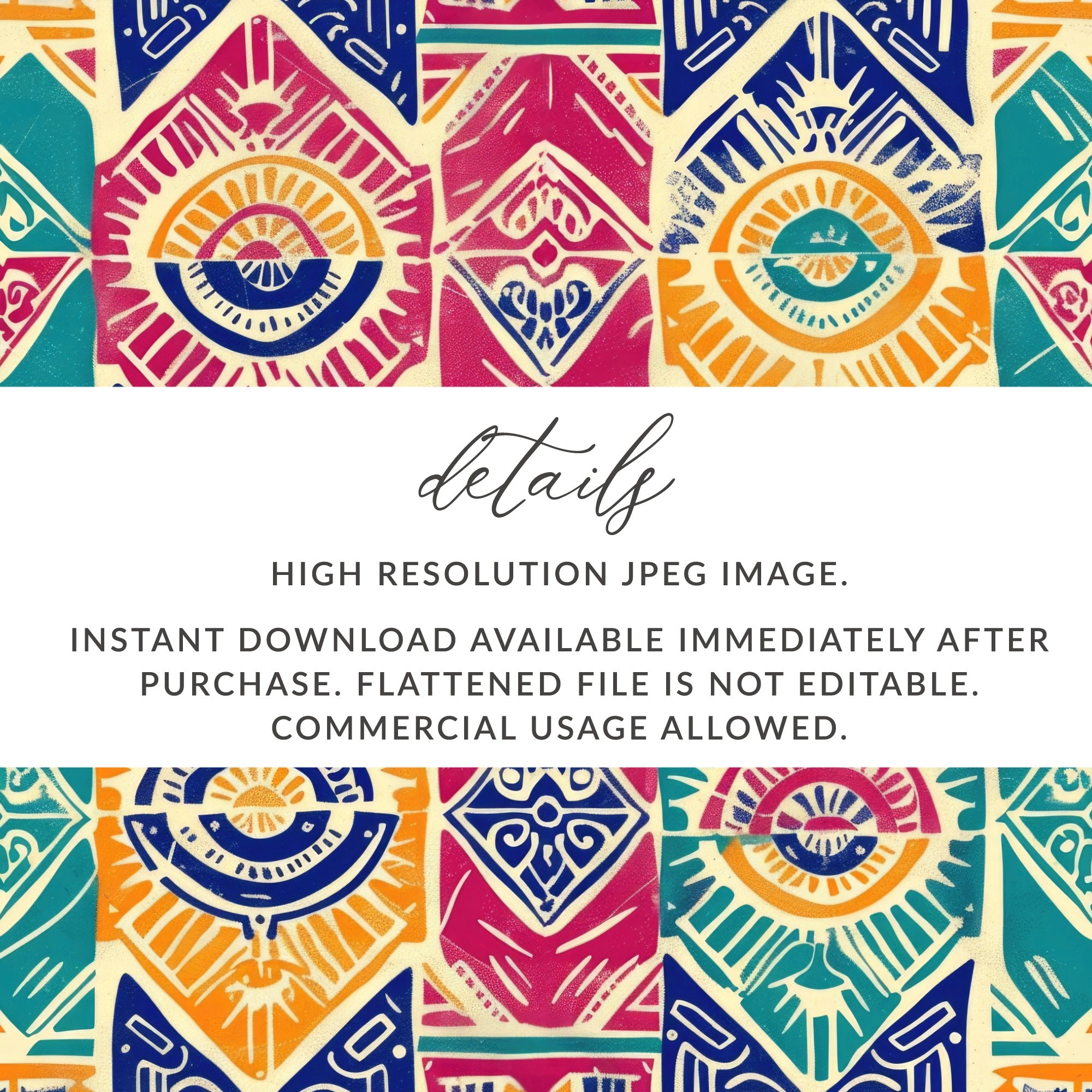 Colorful Geometric Pattern High Resolution JPEG Image