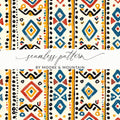 Colorful Geometric Seamless Pattern by Moore & Mountain