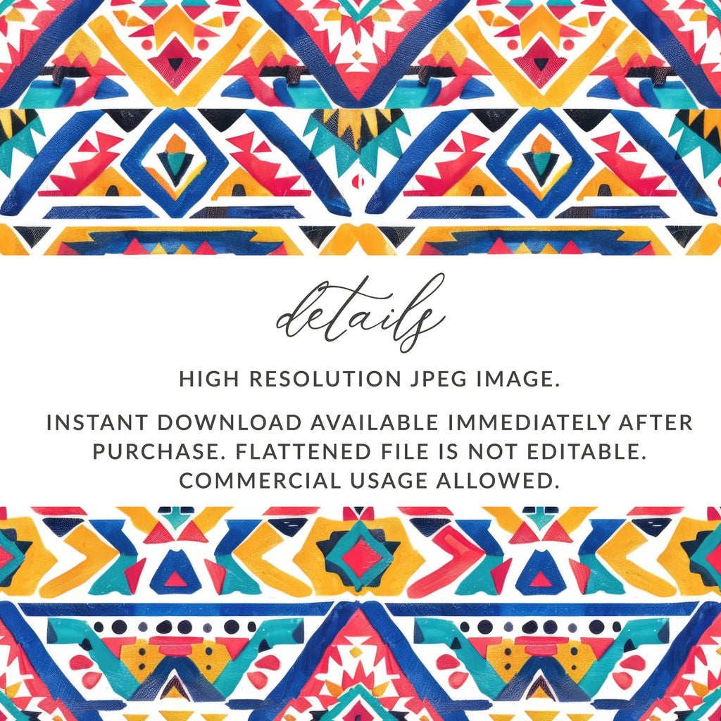 High Resolution Colorful Geometric Pattern Design