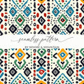 Vibrant Geometric Seamless Pattern Design by Moore & Mountain