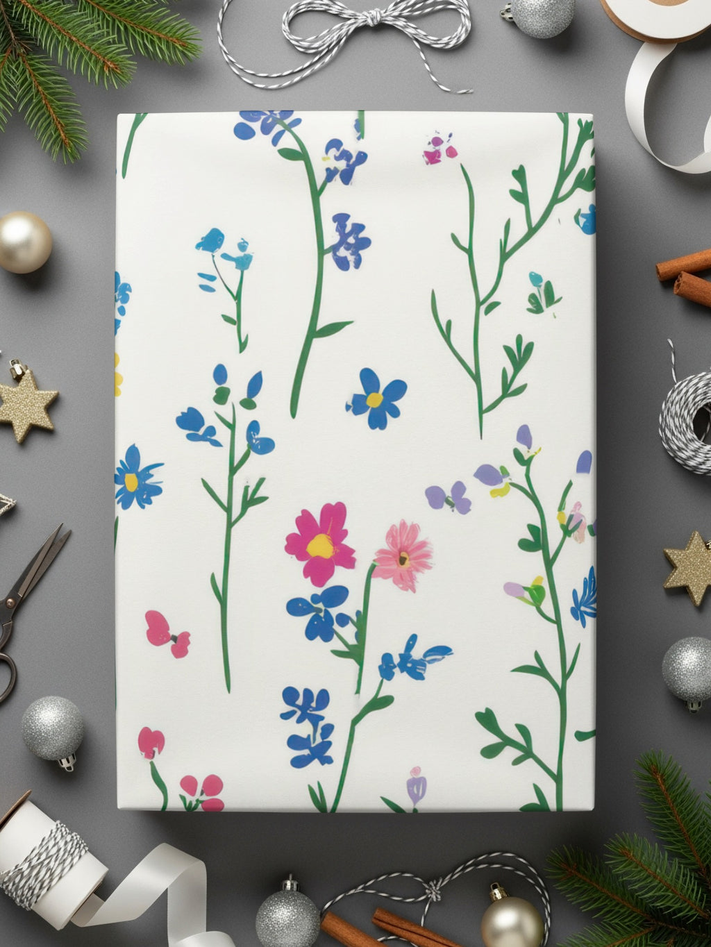 Floral Botanical Gift Wrapping Paper For Special Occasions