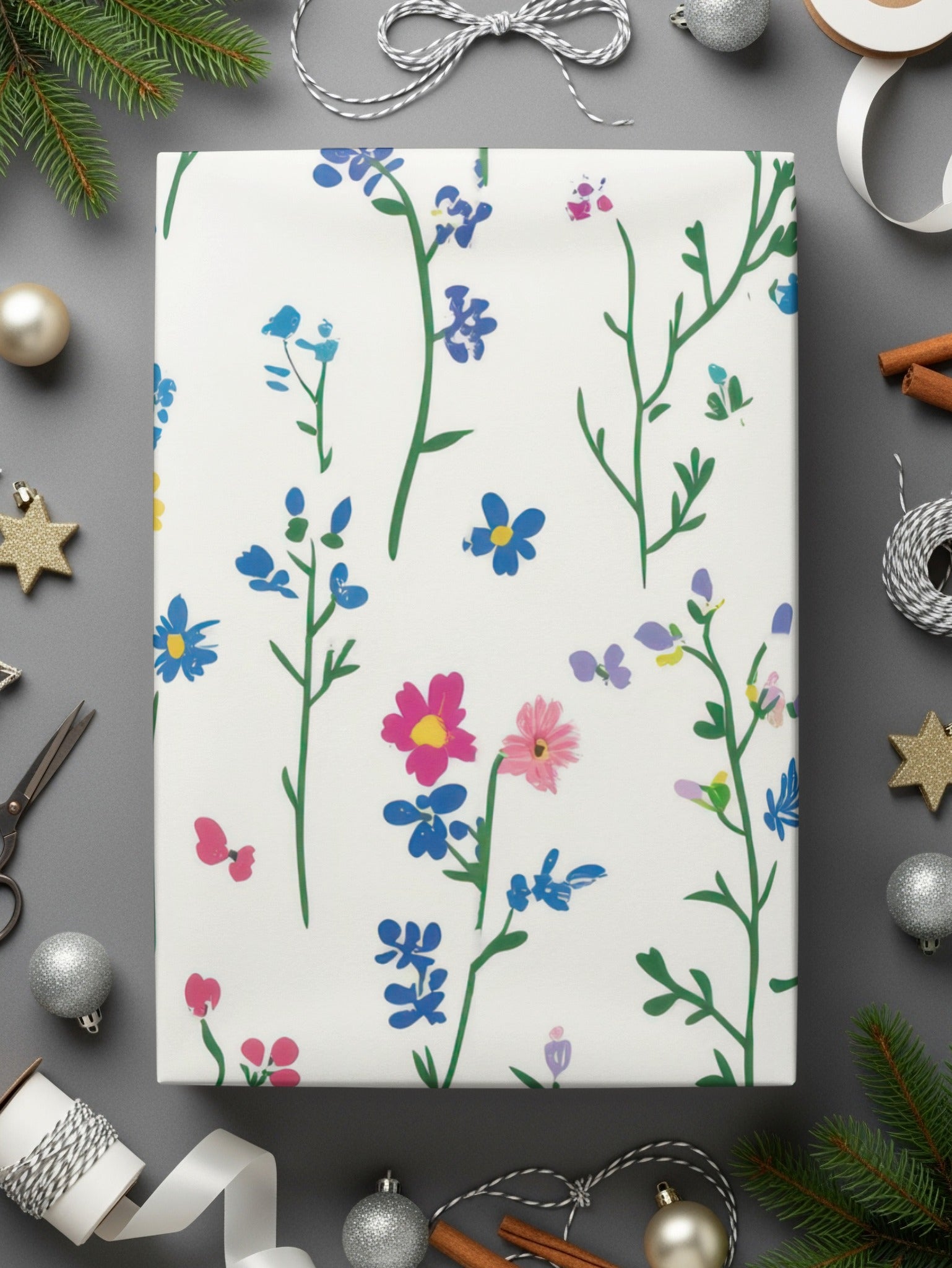 Floral Botanical Gift Wrapping Paper For Special Occasions