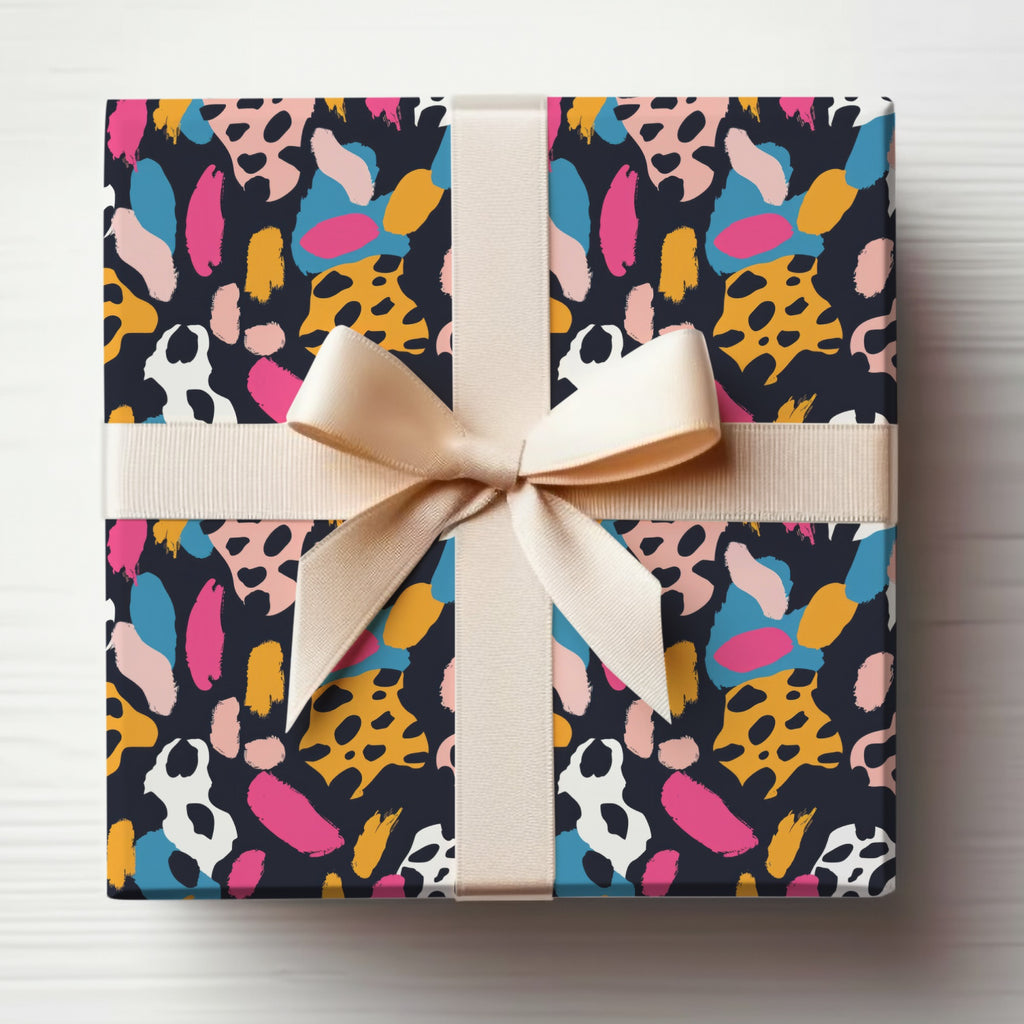Colorful Abstract Patterned Gift Wrap Product