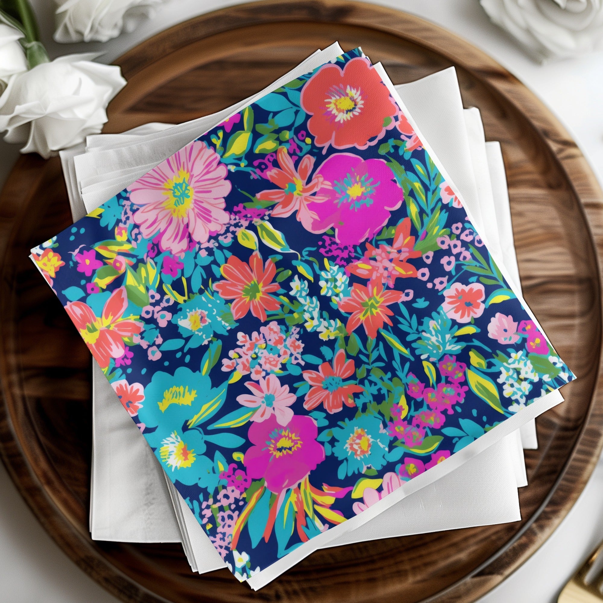 Ditsy Floral Seamless Pattern Colorful Flower Design, Fabric Print, Scrapbook Paper, Digital DownloadFloral Digital Paper, Seamless Flower Pattern, Repeating Floral Design, Bright Floral Pattern, Commercial Use, Floral Digital File - Moore and Mountain