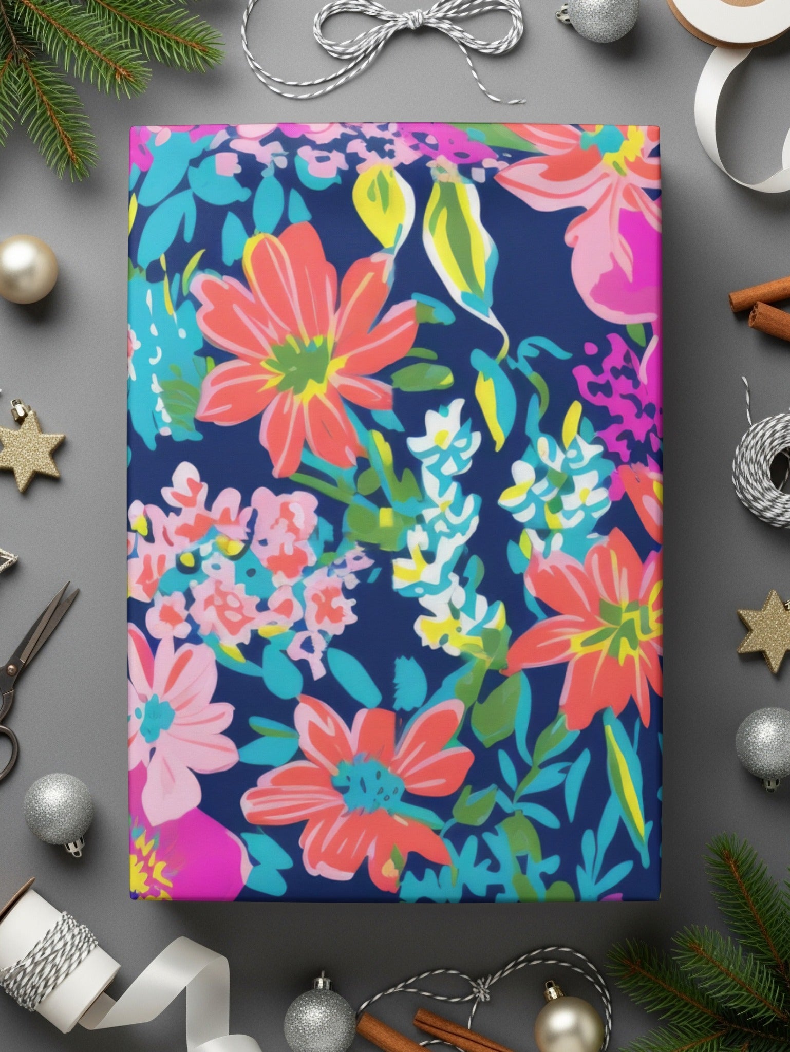 Ditsy Floral Seamless Pattern Colorful Flower Design, Fabric Print, Scrapbook Paper, Digital DownloadFloral Digital Paper, Seamless Flower Pattern, Repeating Floral Design, Bright Floral Pattern, Commercial Use, Floral Digital File - Moore and Mountain