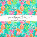 Tropical Pineapple Seamless Pattern by Moore Mountain