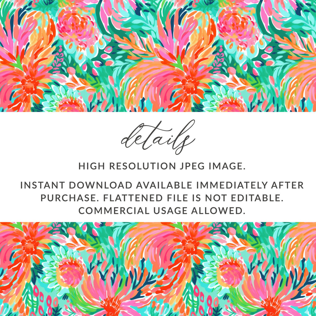 Colorful Floral High Resolution JPEG Image for Download