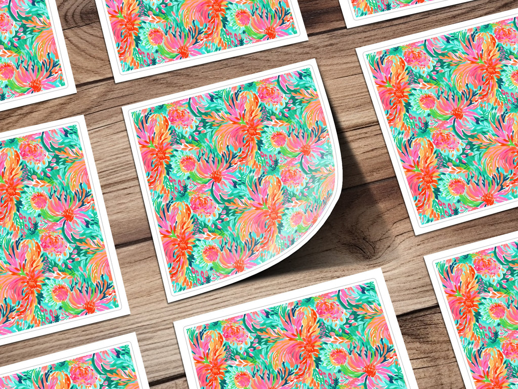 Colorful Floral Art Print for Brightening Any Space