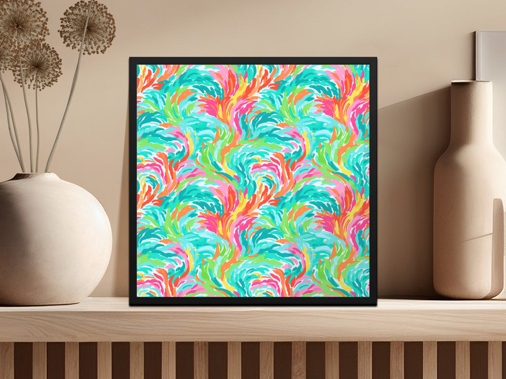Bright and Colorful Abstract Wall Art product