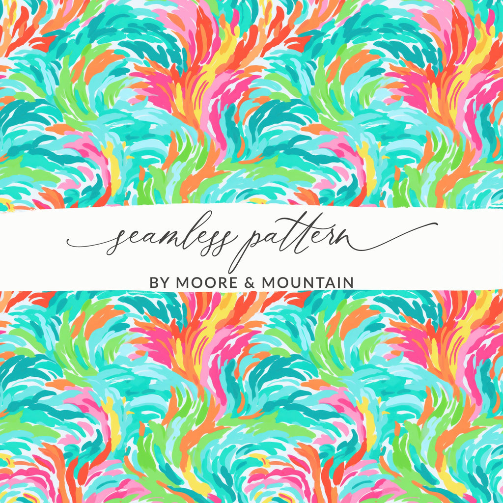 Colorful Abstract Seamless Pattern by Moore & Mountain