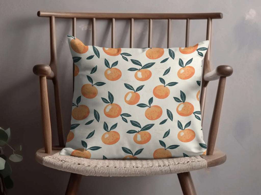 Orange Seamless Pattern Digital, Fruit Repeat Design, Citrus Background, Surface Pattern Design, JPEG Files, Digital Download - Moore and Mountain