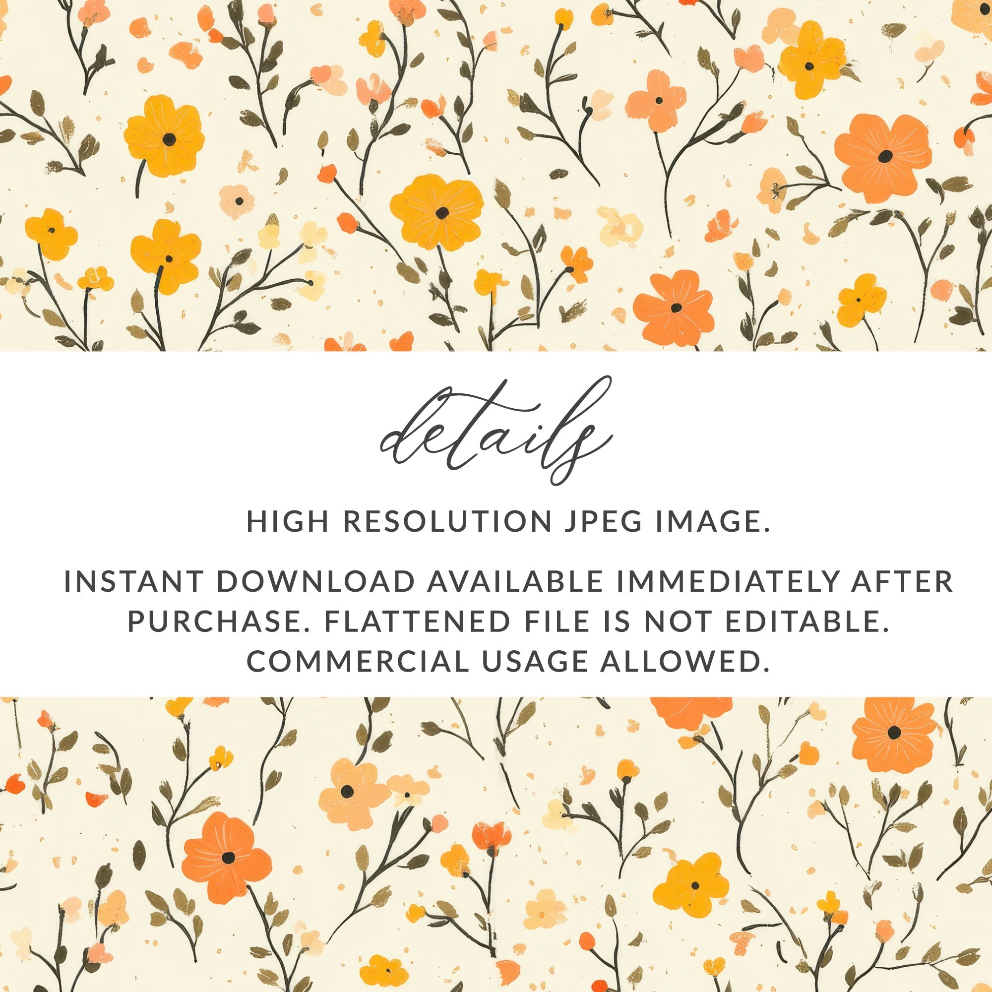 High Resolution Floral Pattern JPEG Image Download