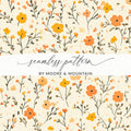 Seamless Floral Pattern by Moore & Mountain Design