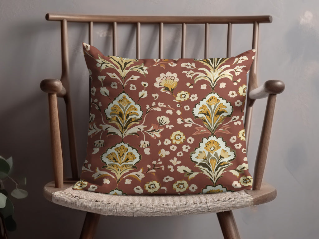 Ornamental Seamless Indian Pattern Floral Kalamkari Design - Moore and Mountain