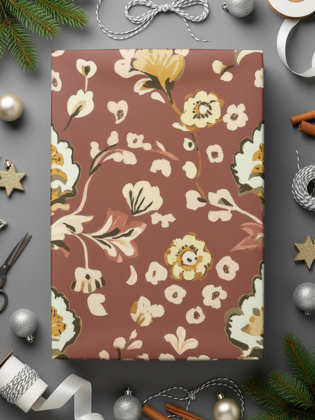 Ornamental Seamless Indian Pattern Floral Kalamkari Design - Moore and Mountain