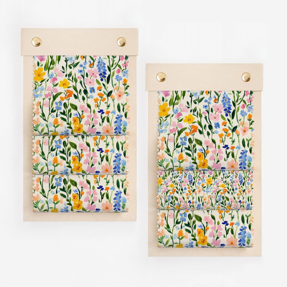 Colorful Flower Pattern on Fabric Sample Pack Product