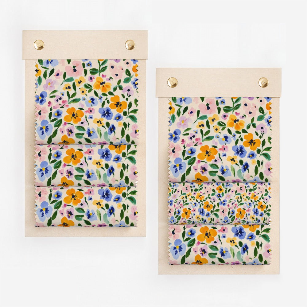 Vibrant Floral Pattern Custom Art Wall Decor