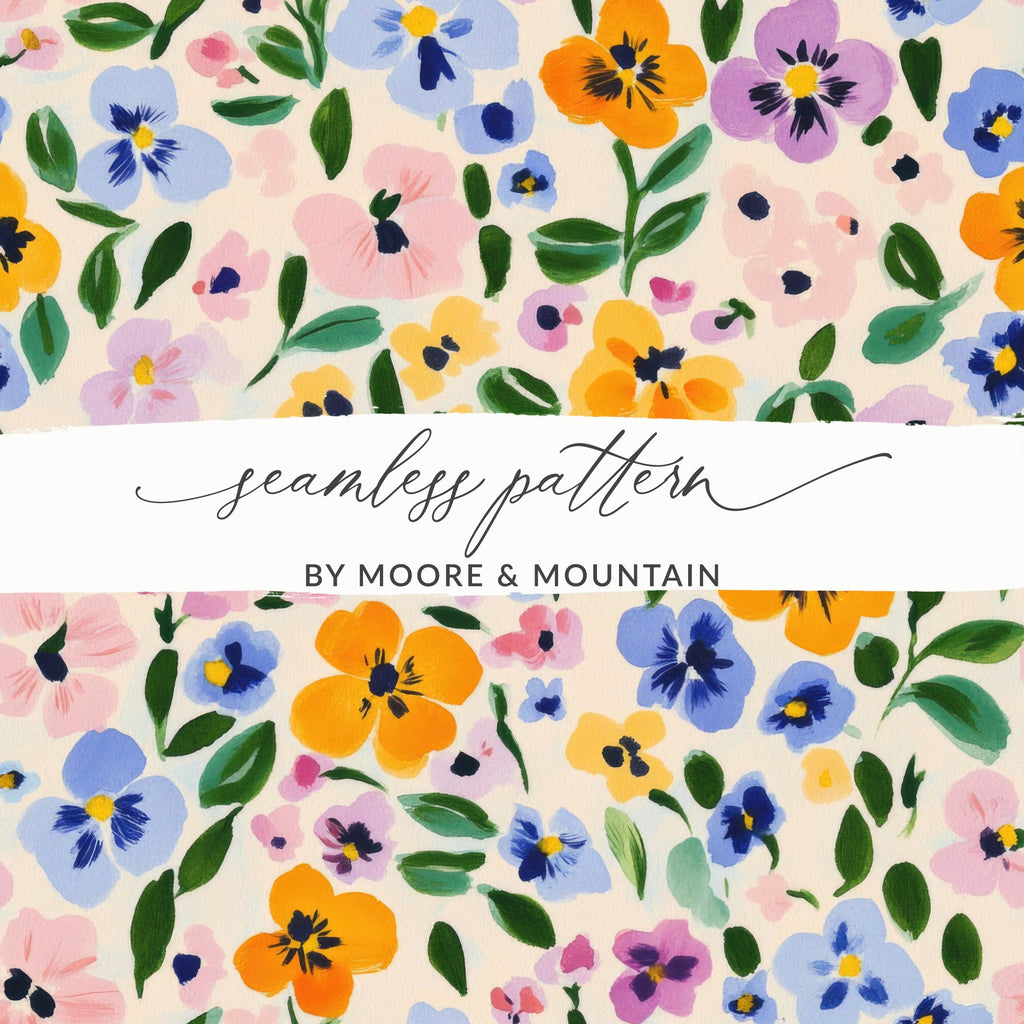 Seamless Floral Pattern by Moore Mountain