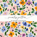 Seamless Floral Pattern by Moore Mountain