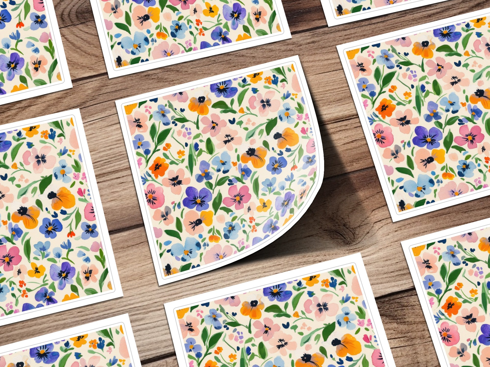 Colorful Floral Pattern Design for Spring Home Decor