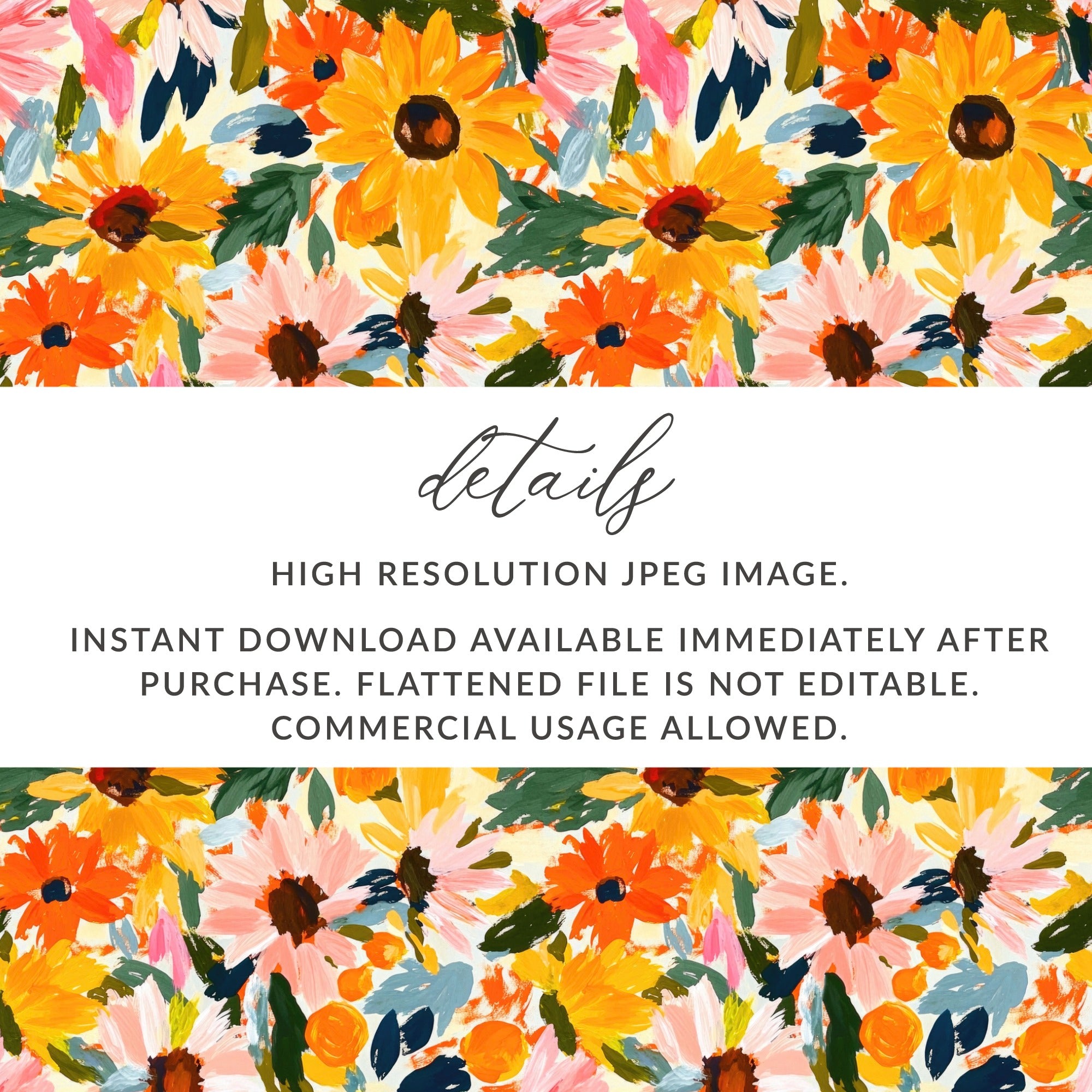 Colorful Floral High Resolution JPEG Image Download