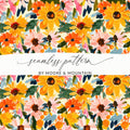 Floral Seamless Pattern by Moore & Mountain Design