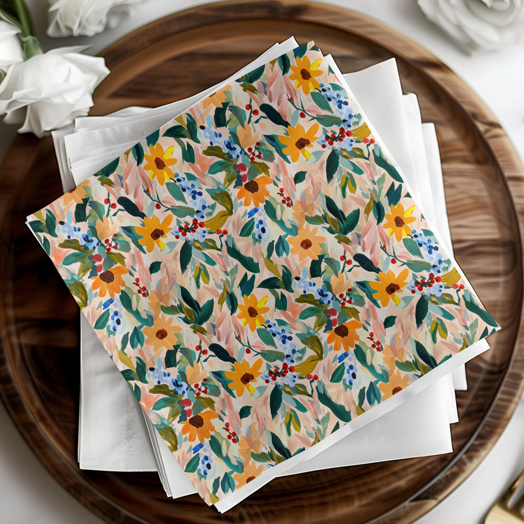 Colorful Floral Design Multipurpose Decorative Product