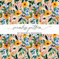 Vibrant Floral Seamless Pattern by Moore and Mountain