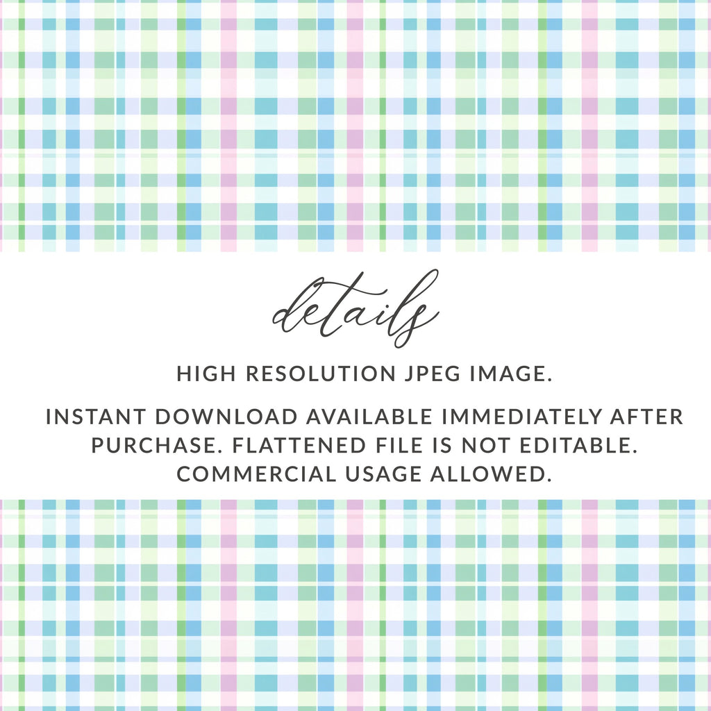 High Resolution Pastel Plaid Pattern for Commercial Use