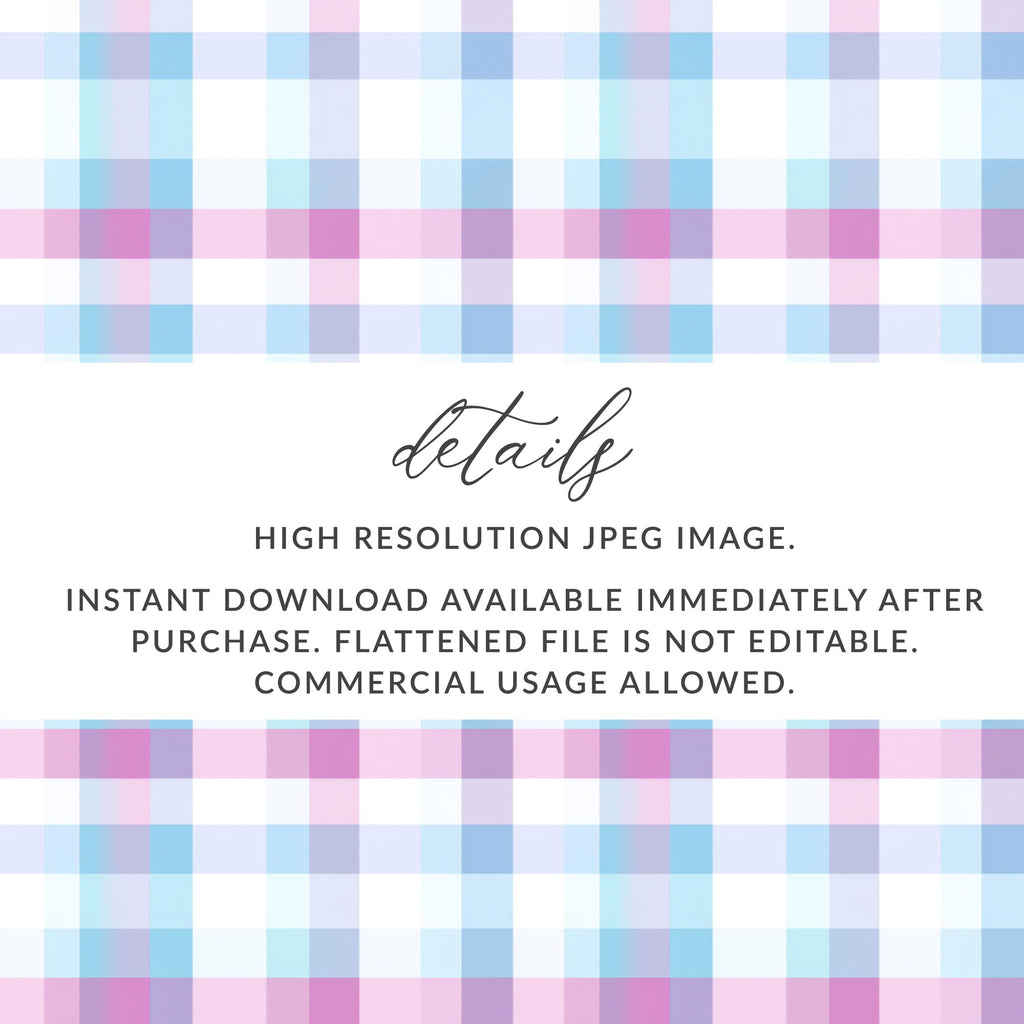 Pastel Plaid High Resolution JPEG Digital Download