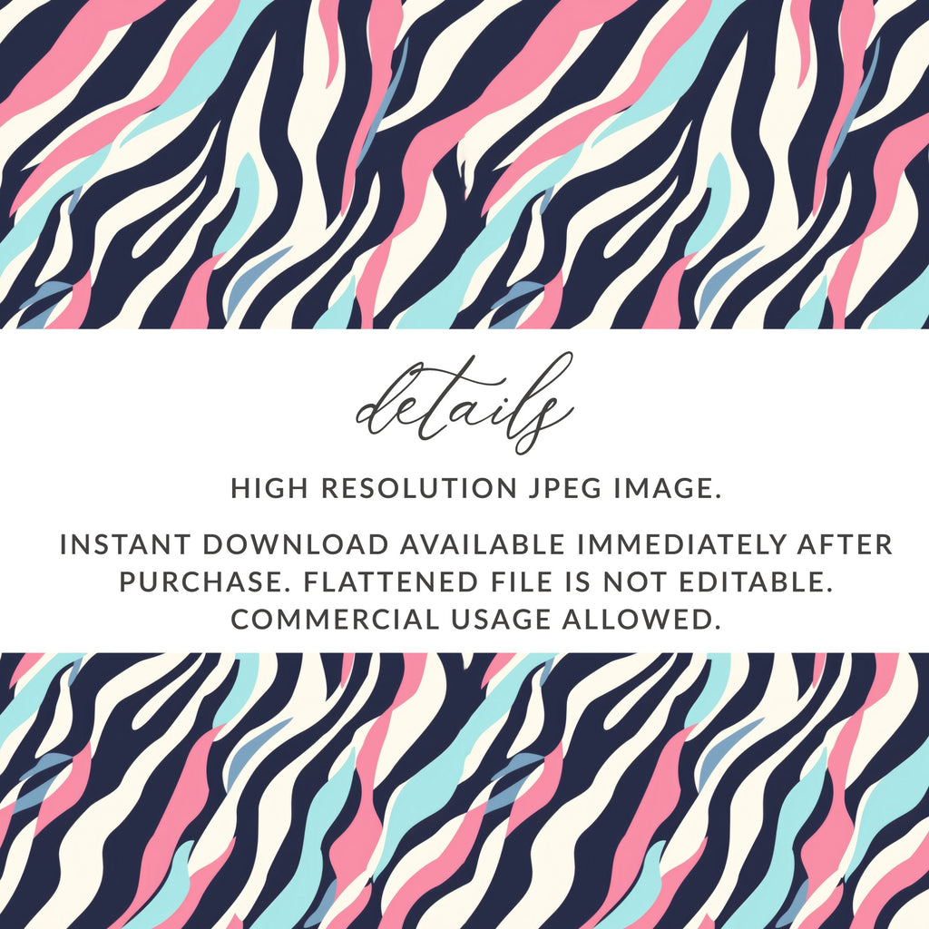 Colorful Abstract Zebra Pattern High Resolution JPEG Image