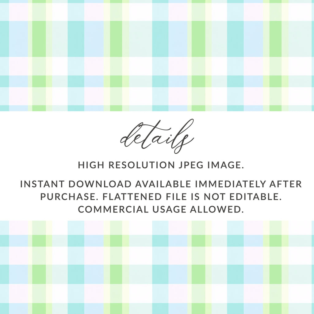 Pastel Plaid High Resolution Instant Download Image