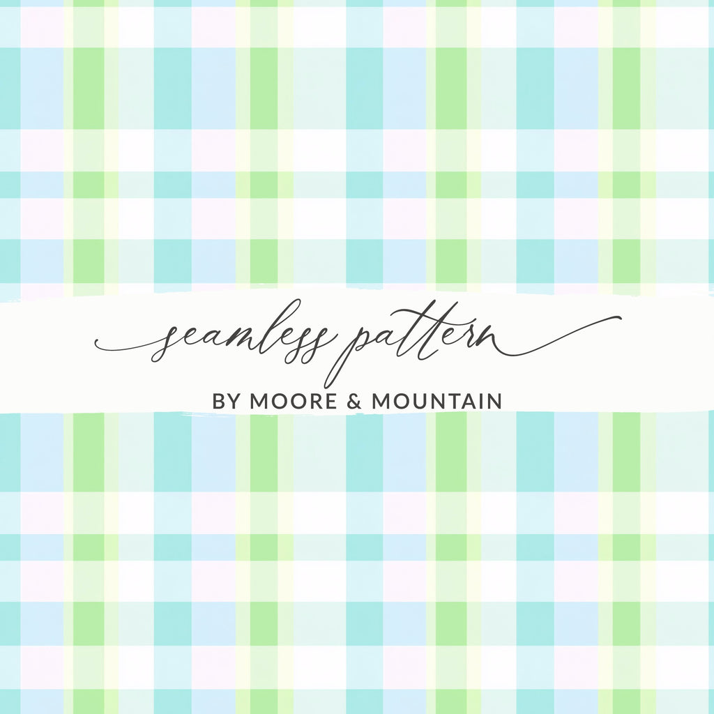 Colorful Plaid Pattern by Moore & Mountain Design