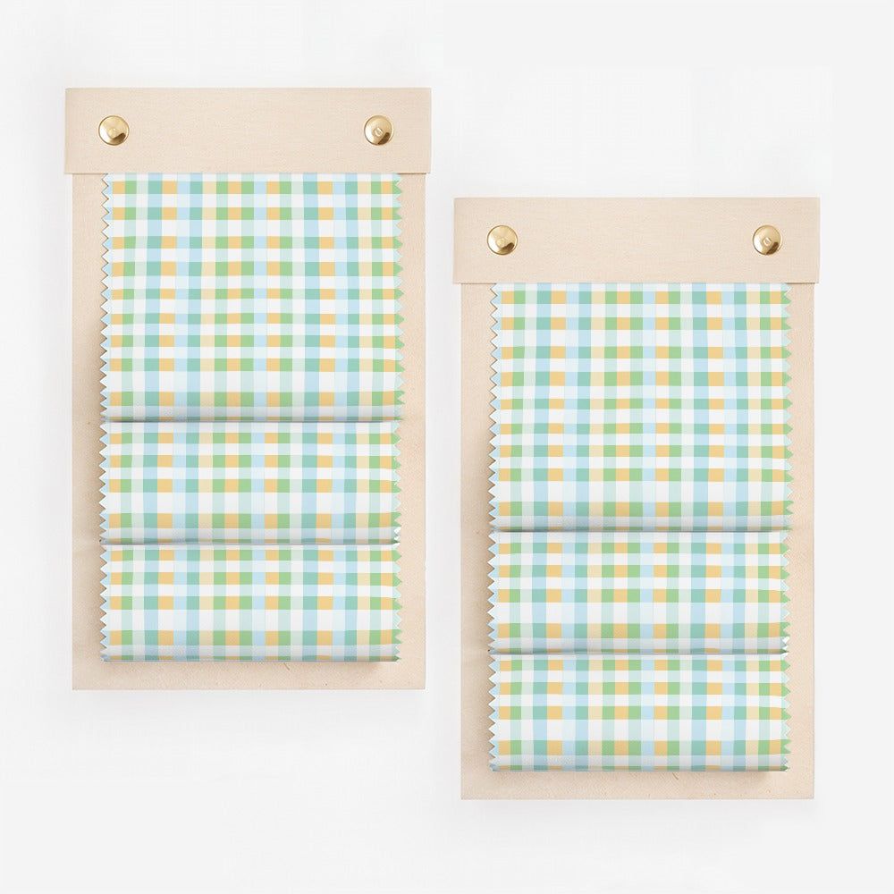 Multicolor Plaid Pattern Window Roller Blinds Product