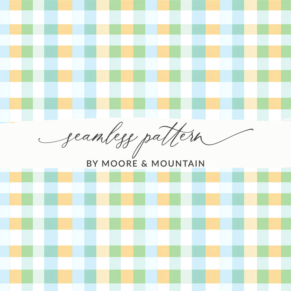 Colorful Plaid Seamless Pattern by Moore & Mountain Design