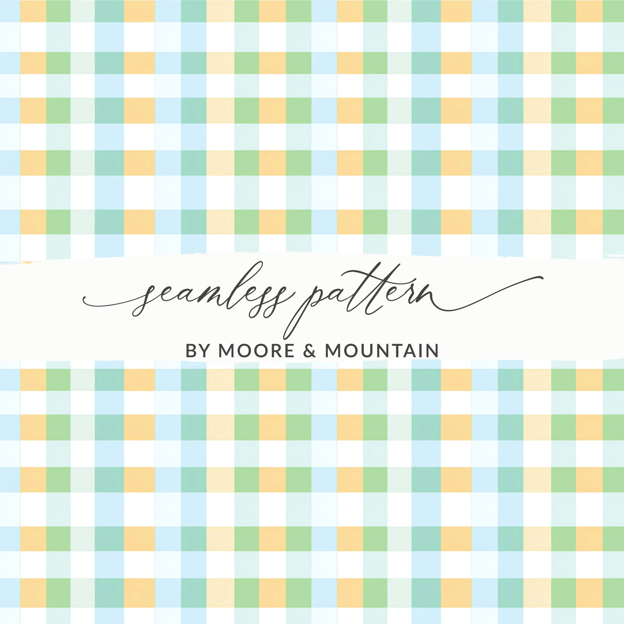 Colorful Plaid Seamless Pattern by Moore & Mountain Design