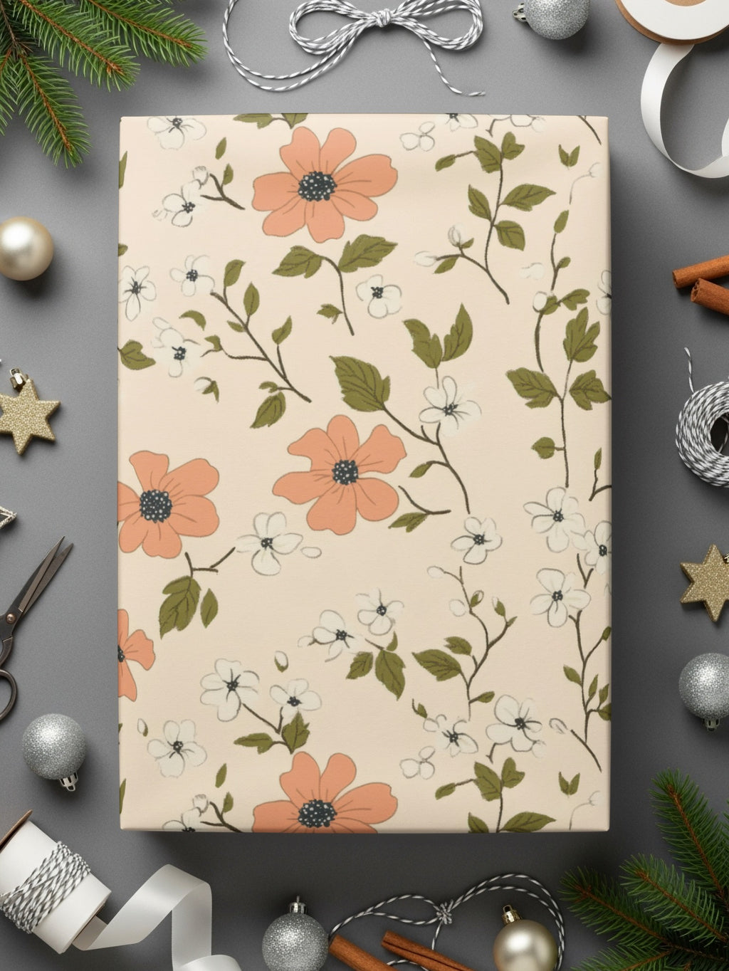 Pastel Ditsy Flower Background Digital - Moore and Mountain