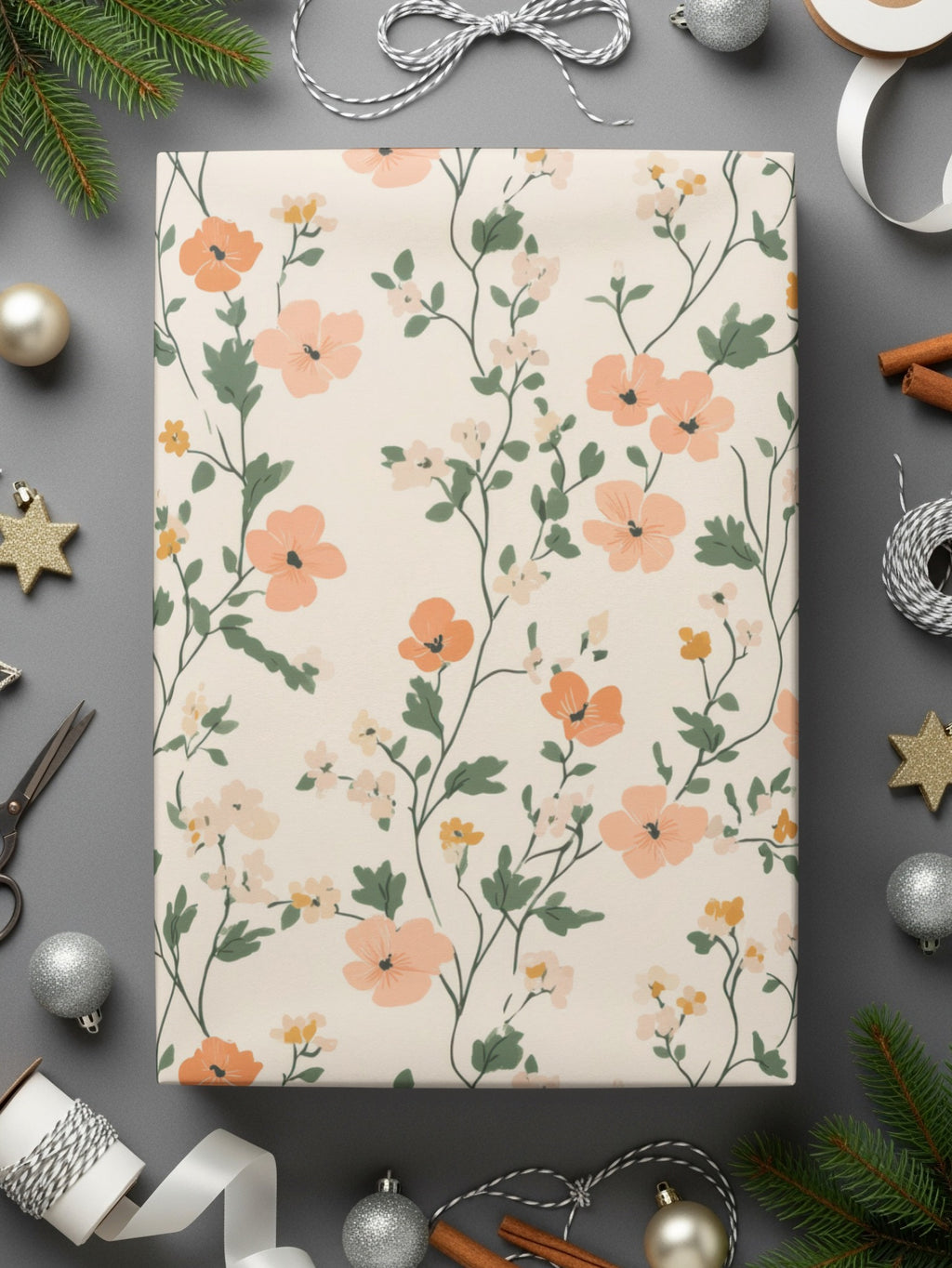 Pastel Ditsy Flower Background Floral Print Spring Design Digital - Moore and Mountain